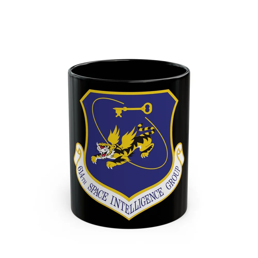 614th Space Intelligence Group (U.S. Air Force) Black Coffee Mug-11oz-Go Mug Yourself