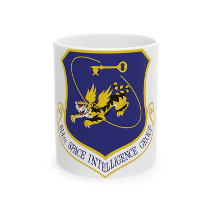 614th Space Intelligence Group (U.S. Air Force) White Coffee Mug-11oz-Go Mug Yourself