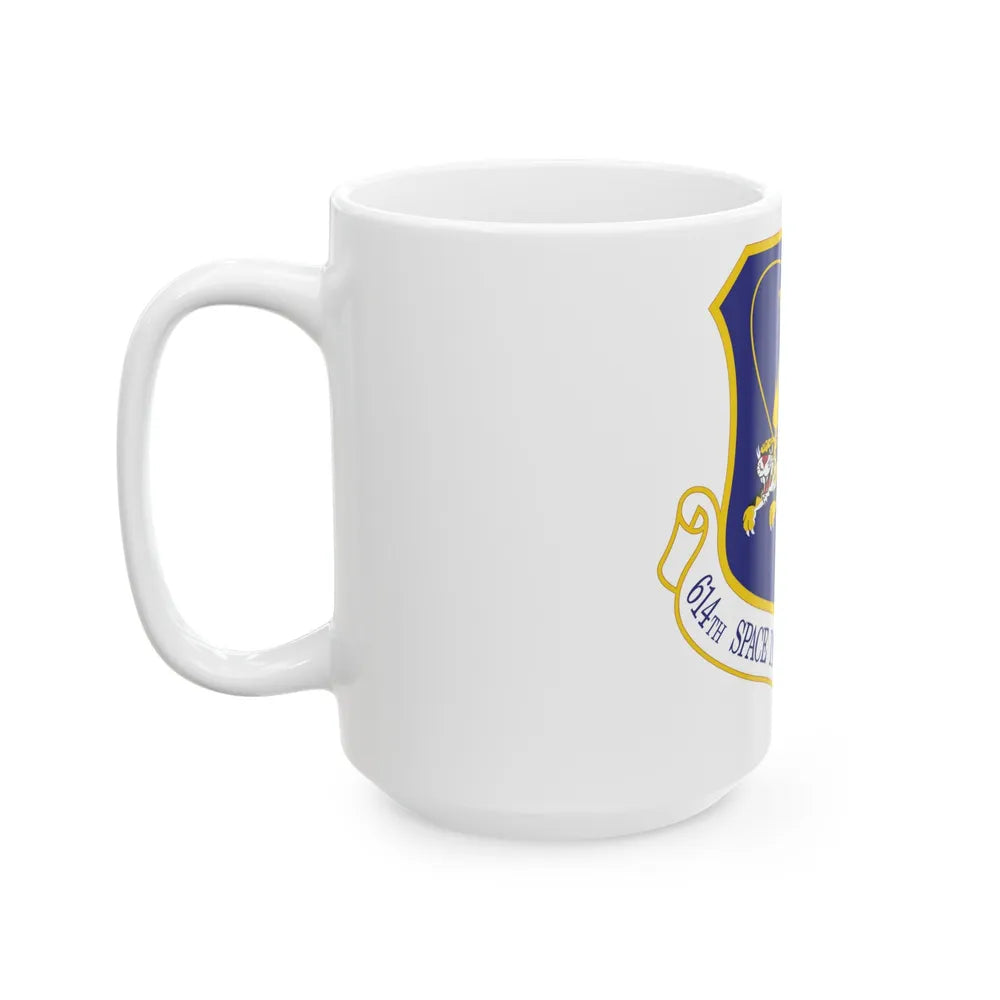 614th Space Intelligence Group (U.S. Air Force) White Coffee Mug-Go Mug Yourself