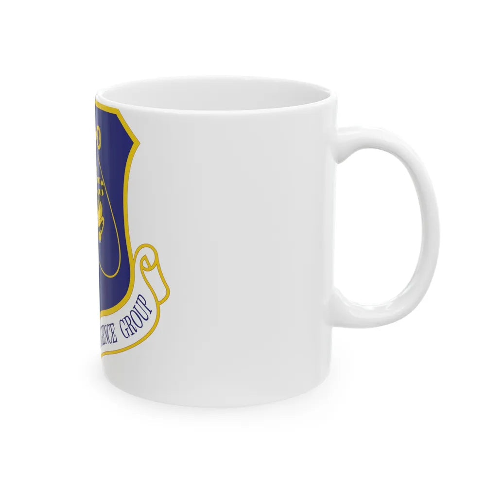 614th Space Intelligence Group (U.S. Air Force) White Coffee Mug-Go Mug Yourself