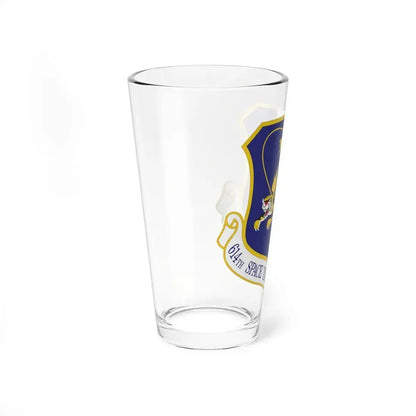 614th Space Intelligence Group (U.S. Air Force) Pint Glass 16oz - Go Mug Yourself