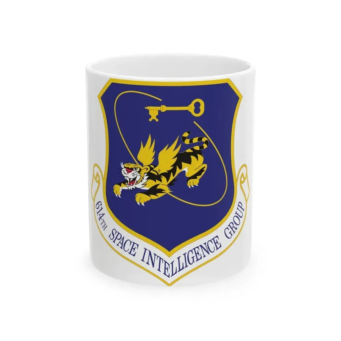 614th Space Intelligence Group (U.S. Air Force) White Coffee Mug 11oz - Go Mug Yourself