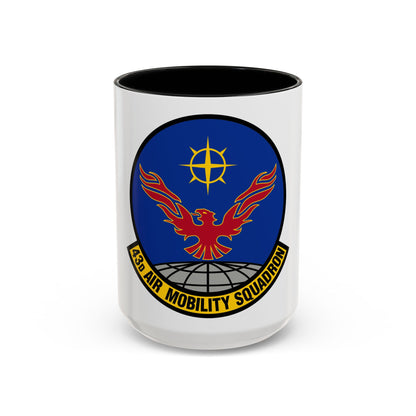 43 Air Mobility Squadron AMC (U.S. Air Force) Accent Coffee Mug