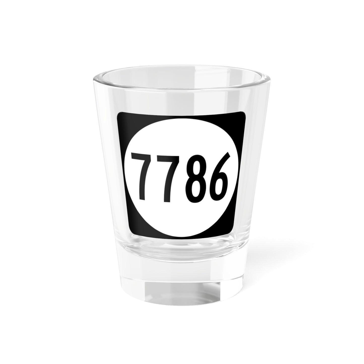 PR tertiary 7786 (Puerto Rico) (Road Sign) Shot Glass 1.5oz