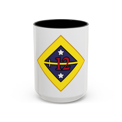 12th US division Insignia (U.S. Army) Accent Coffee Mug