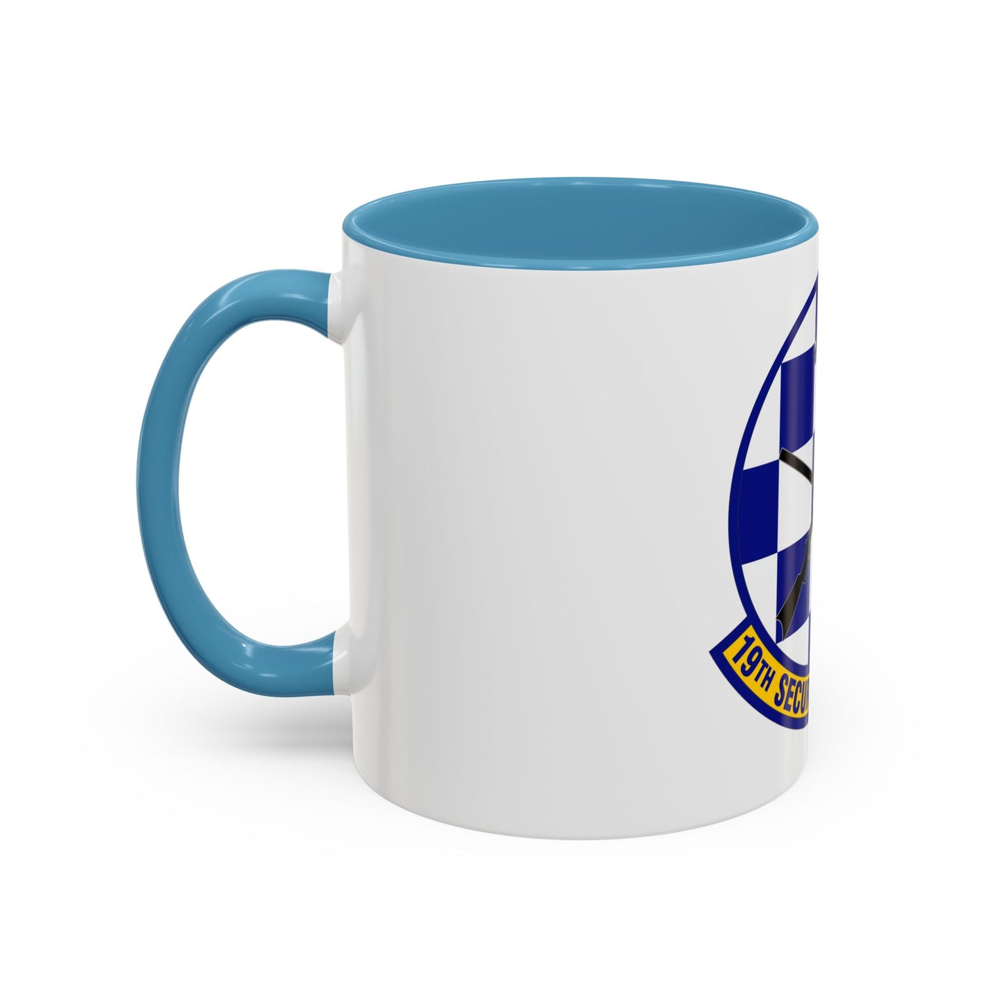 19 Security Forces Squadron AMC (U.S. Air Force) Accent Coffee Mug