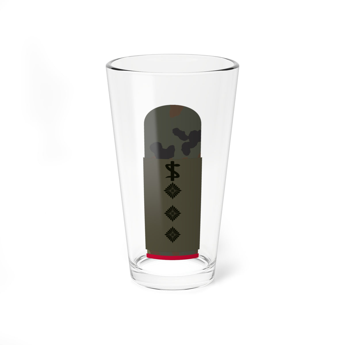 HA OS5 43c Stabsarzt i.G. ZMx R (Military Rank) Pint Glass 16oz