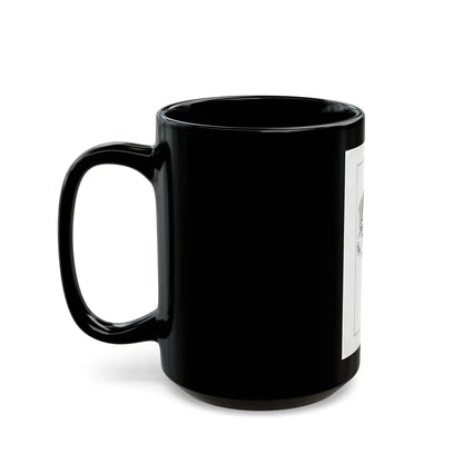 Connie Illustration (1933) - Black Coffee Mug-Go Mug Yourself