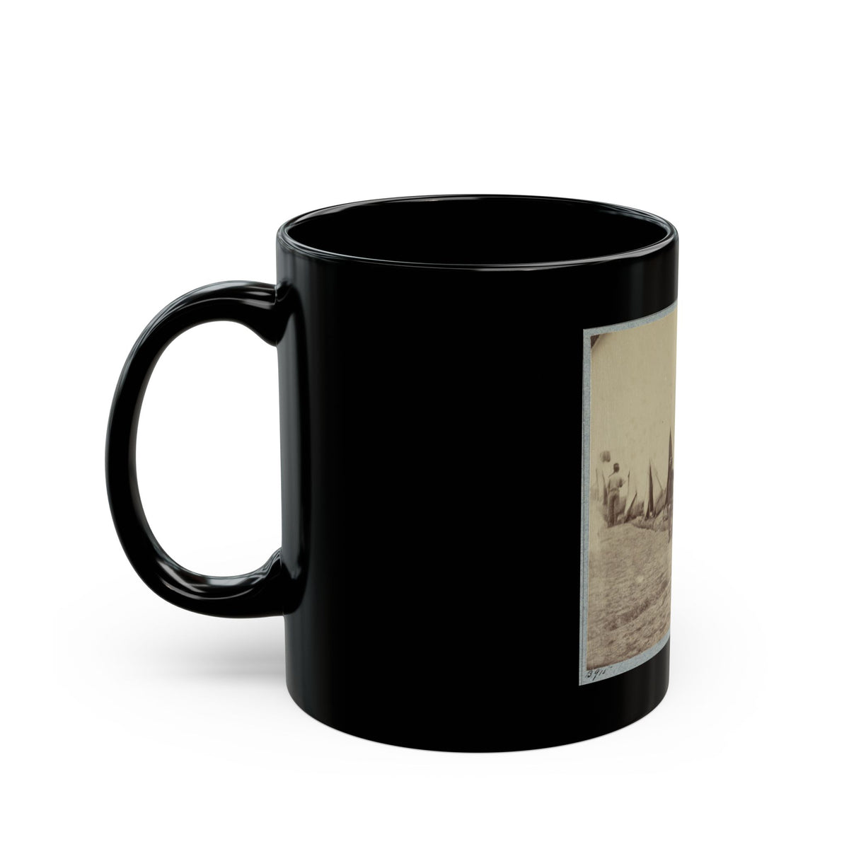 22d New York State Militia Near Harpers Ferry, Va., 1861 I.E.1862 019 (U.S. Civil War) Black Coffee Mug