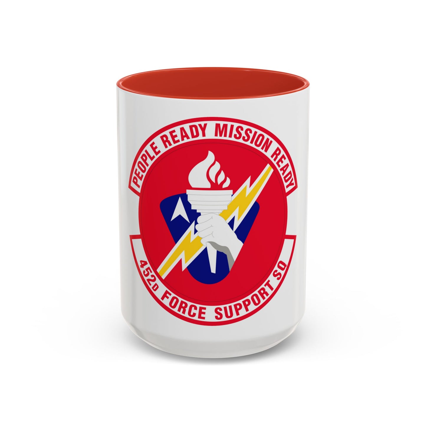 452 Force Support Squadron AFRC (U.S. Air Force) Accent Coffee Mug