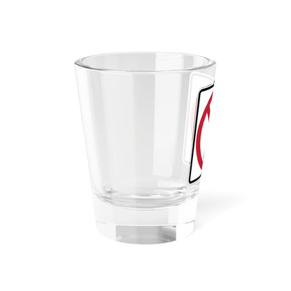 MUTCD-CA PS-096 (California) (Road Sign) Shot Glass 1.5oz