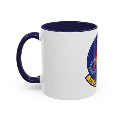 7th Equipment Maintenance Squadron (U.S. Air Force) Accent Coffee Mug