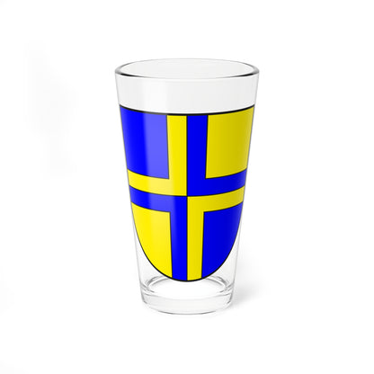 Davos wappen (Switzerland) (Coat of Arms) Pint Glass 16oz