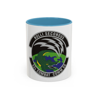 52d Combat Communications Squadron (U.S. Air Force) Accent Coffee Mug