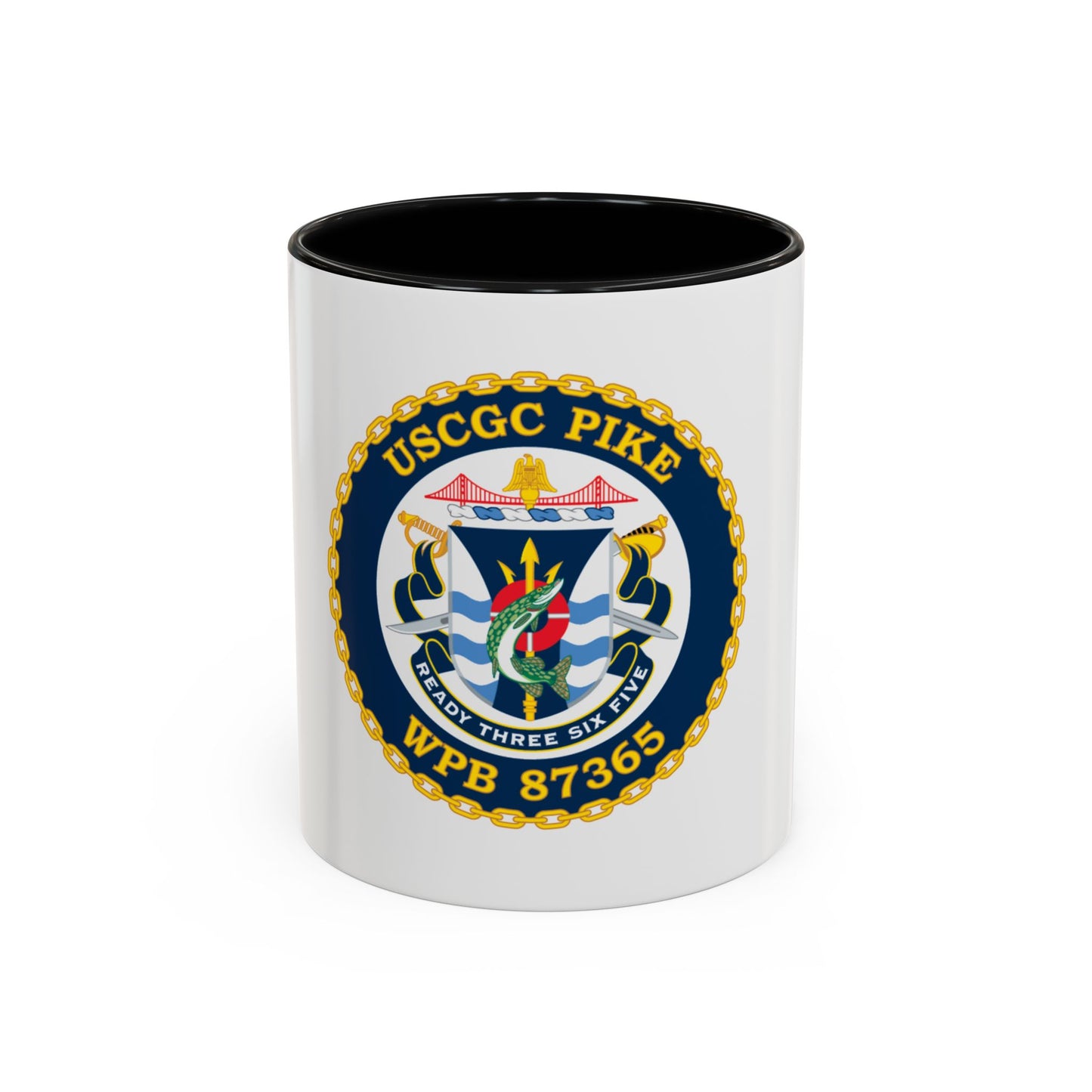 USCGC Pike WPB   87365 (U.S. Coast Guard) Accent Coffee Mug