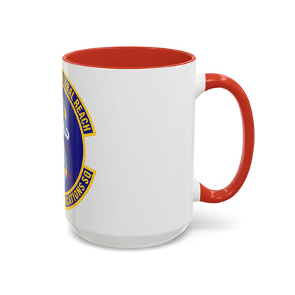 608th Air Communications Squadron (U.S. Air Force) Accent Coffee Mug