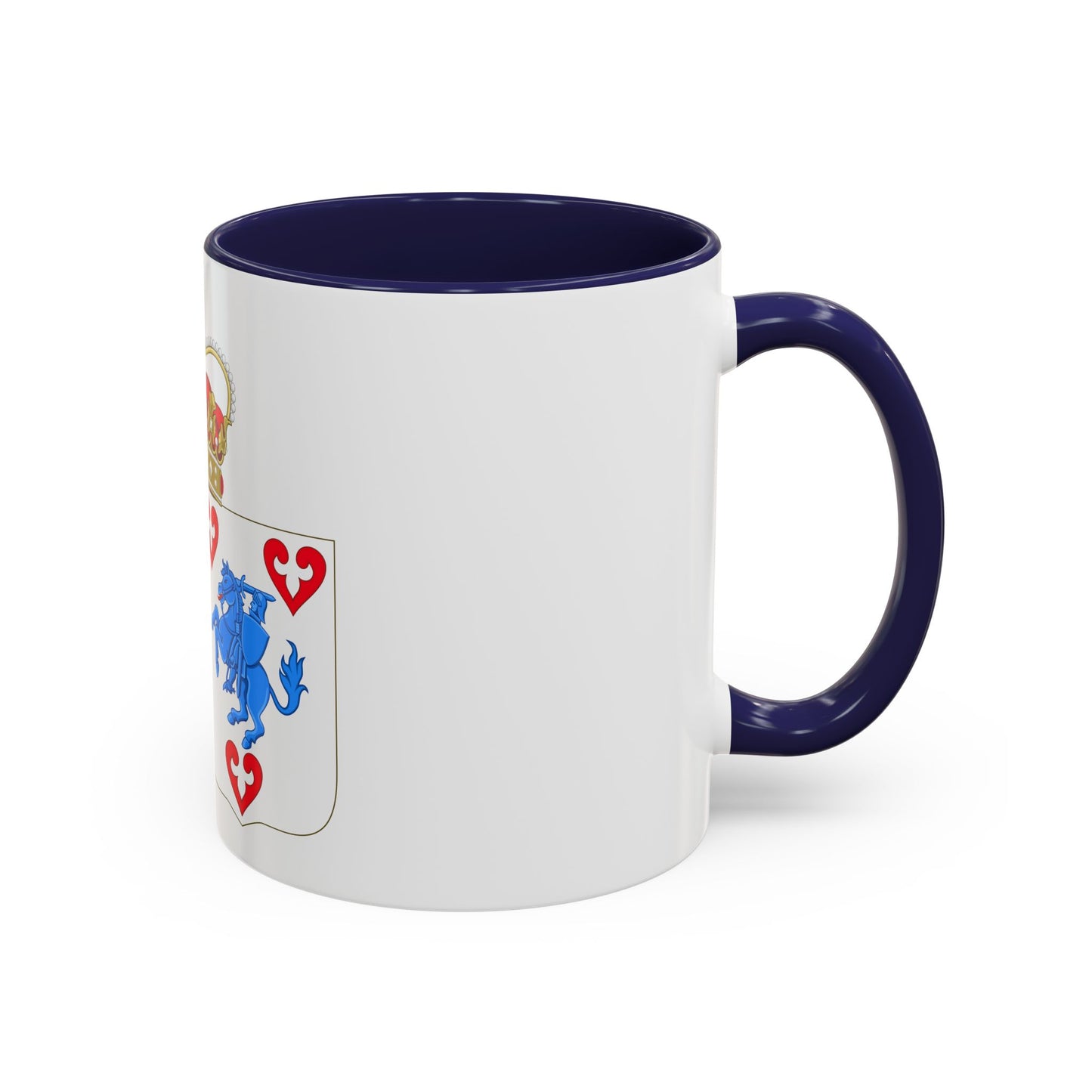 Coat of arms of Princess Marie of Denmark - Accent Coffee Mug