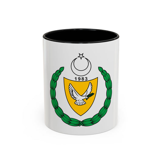 Coat of arms of the Turkish Republic of Northern Cyprus (1983-2007) - Accent Coffee Mug