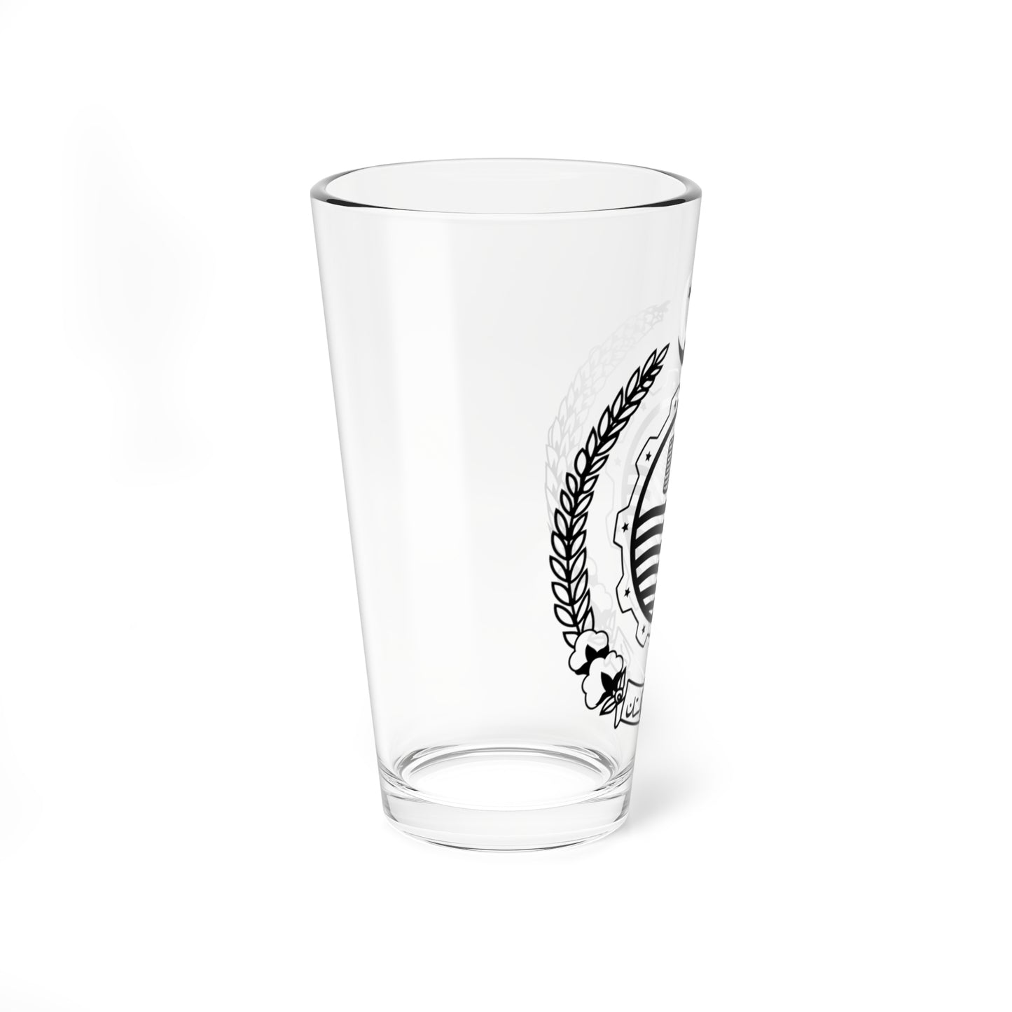 Emblem of West Pakistan (Pakistan) (Coat of Arms) Pint Glass 16oz