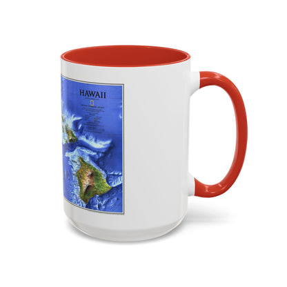 USA - Hawaii (1995) (Map) Accent Coffee Mug