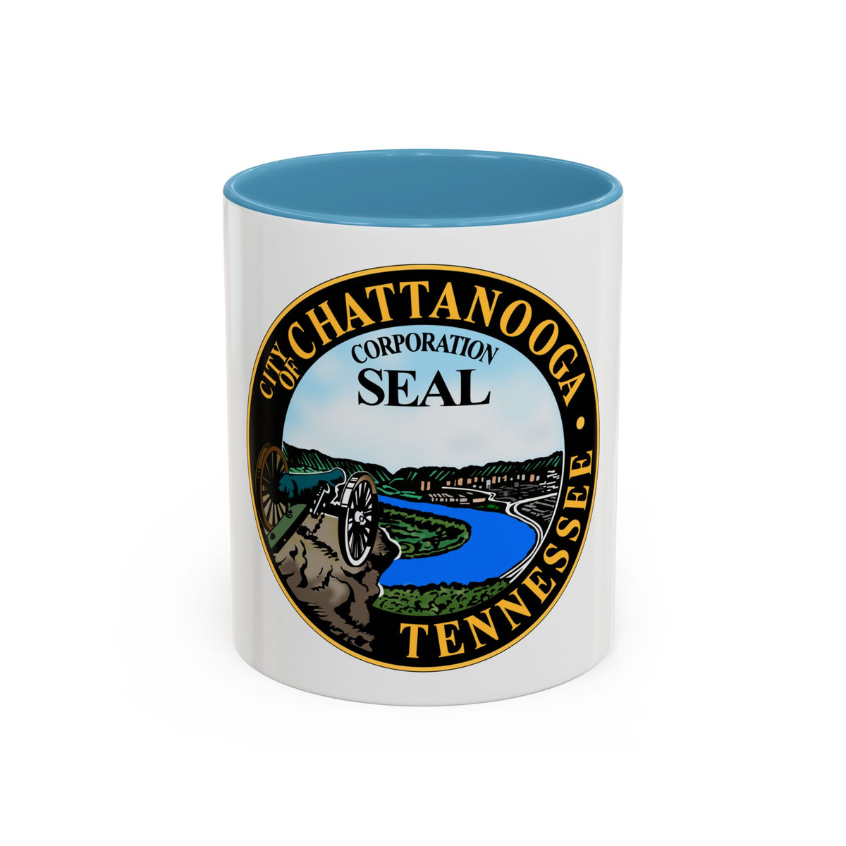 Seal of Chattanooga Tennessee - Accent Coffee Mug