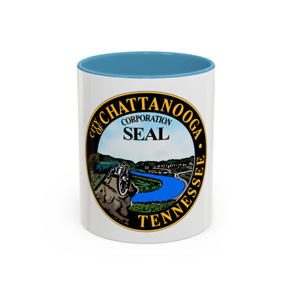 Seal of Chattanooga Tennessee - Accent Coffee Mug