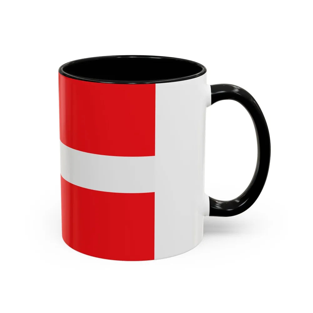 Flag of Gori Georgia - Accent Coffee Mug-Go Mug Yourself