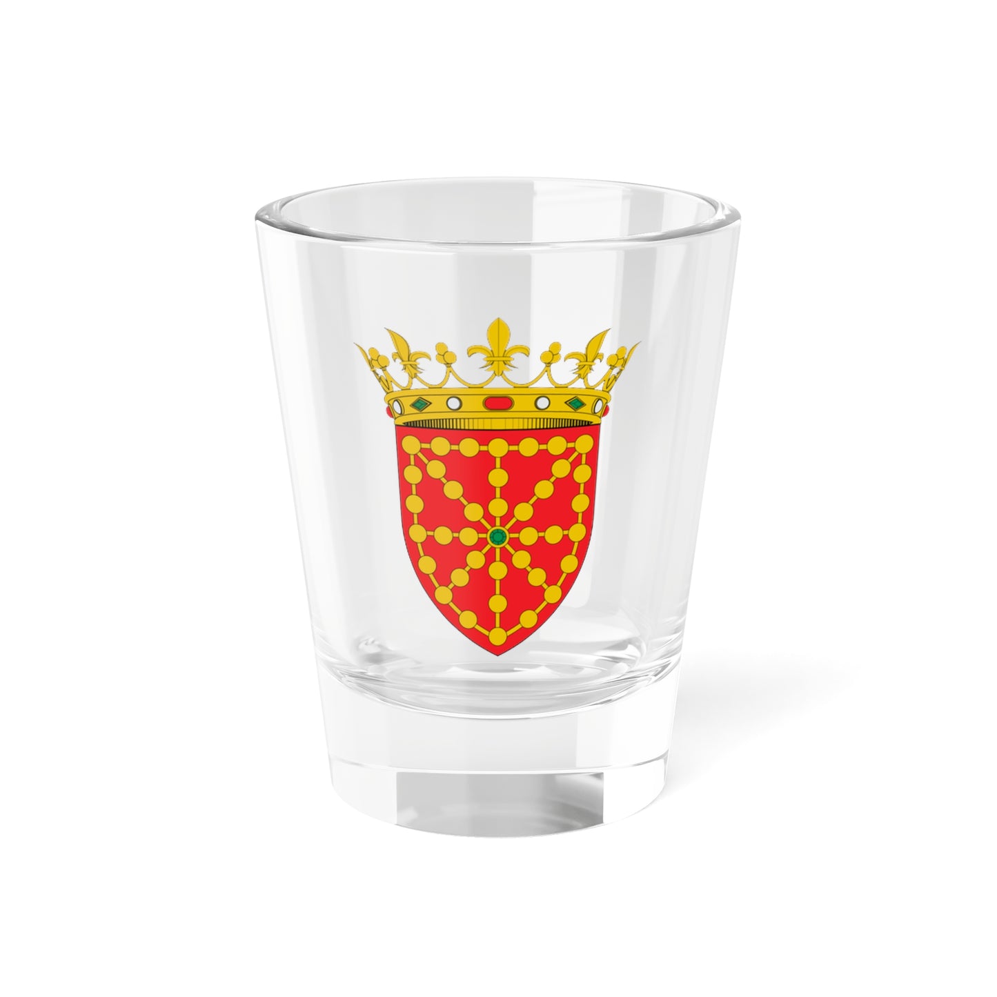 Escudo del Reino de Navarra (Spain) (Coat of Arms) Shot Glass 1.5oz