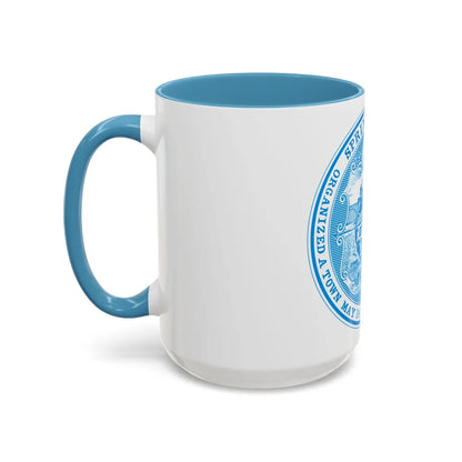 Seal of Springfield Massachusetts - Accent Coffee Mug-Go Mug Yourself