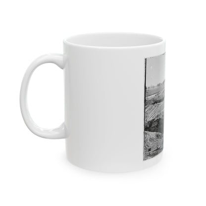 Petersburg, Va. View From Breastworks Of Fort Sedgwick (U.S. Civil War) White Coffee Mug