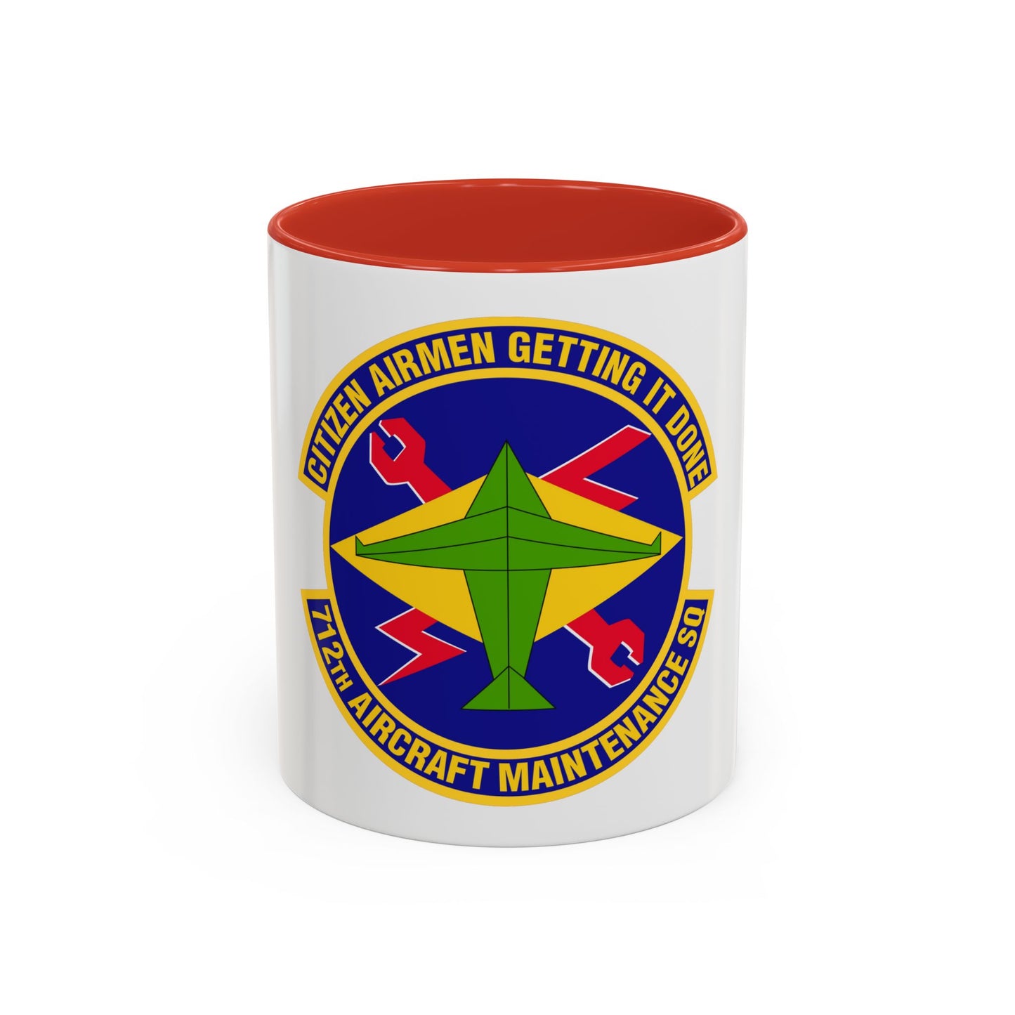 712th Aircraft Maintenance Squadron (U.S. Air Force) Accent Coffee Mug