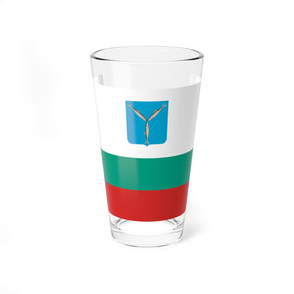 Flag of Saratov Saratov oblast 1997-05 (Russia) Pint Glass 16oz