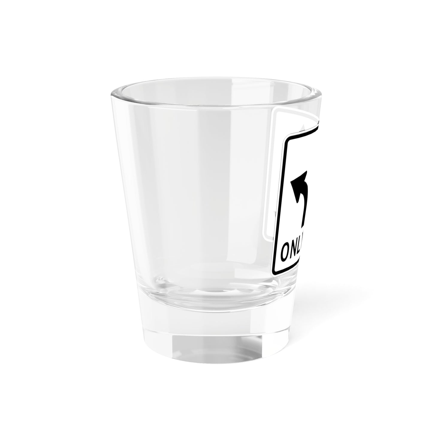 MUTCD-MI R3-8c (Michigan) (Road Sign) Shot Glass 1.5oz