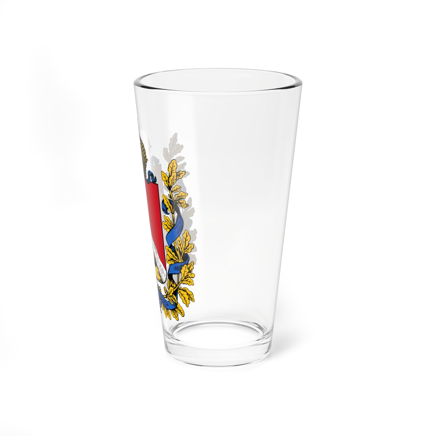 Coat of arms of Voronezh Governorate 1878 (Russia) (Coat of Arms) Pint Glass 16oz