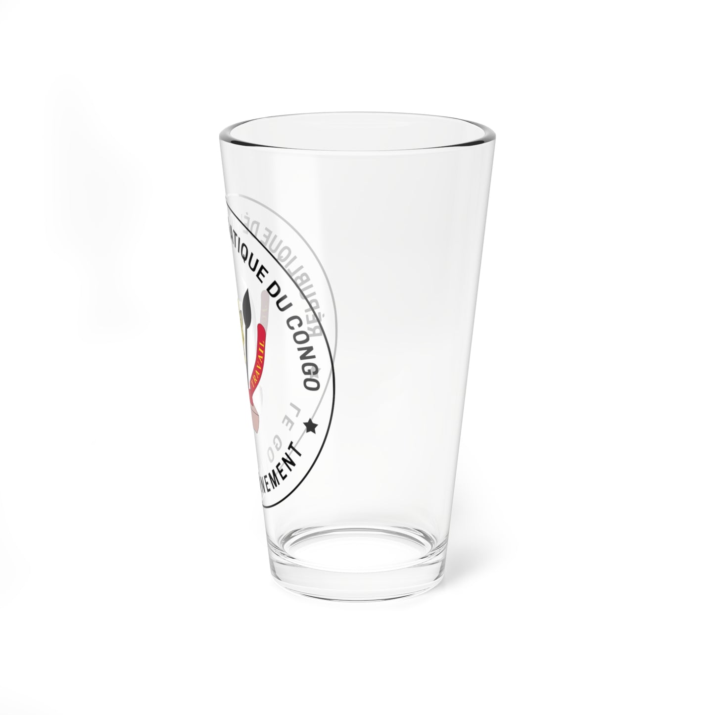 Seal of the DR Congo Government (Congo) (Coat of Arms) Pint Glass 16oz