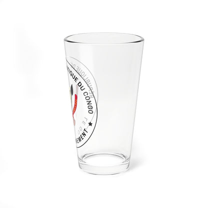 Seal of the DR Congo Government (Congo) (Coat of Arms) Pint Glass 16oz
