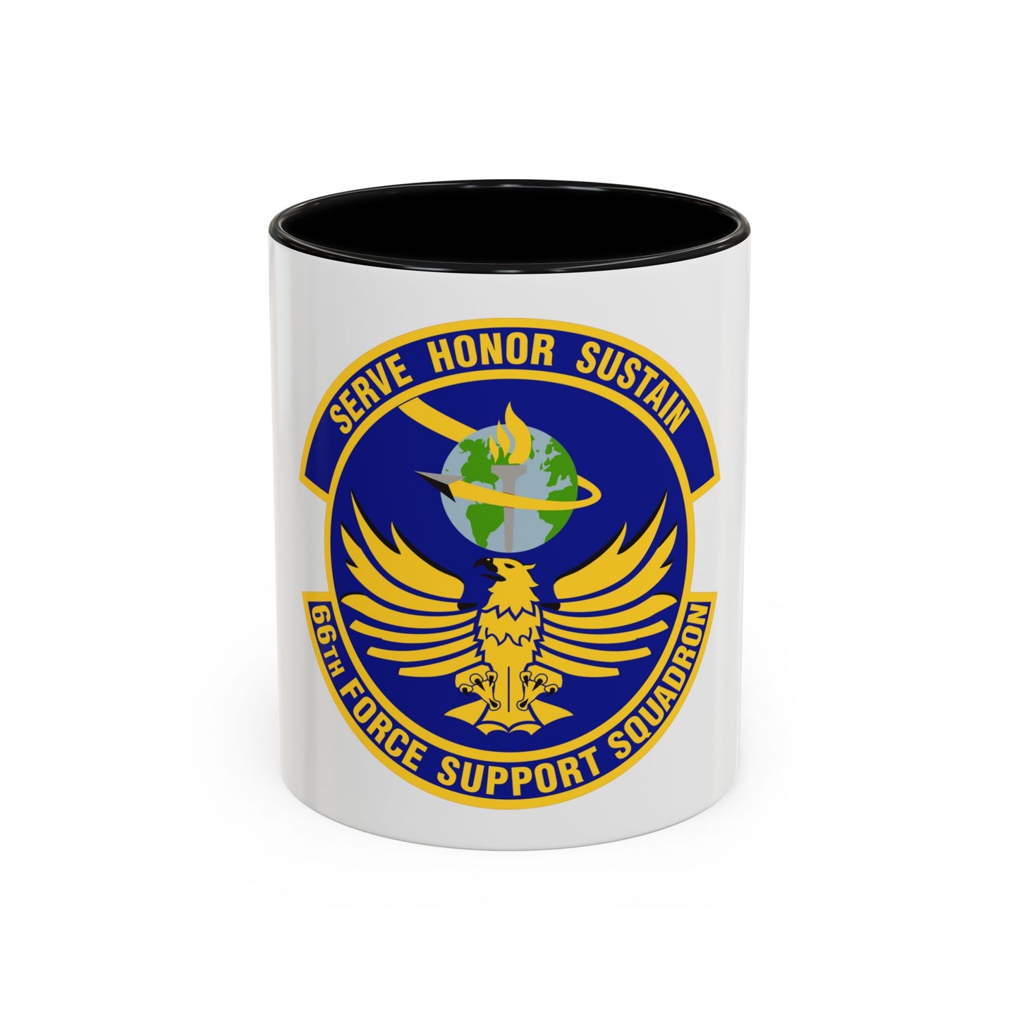66th Force Support Squadron (U.S. Air Force) Accent Coffee Mug