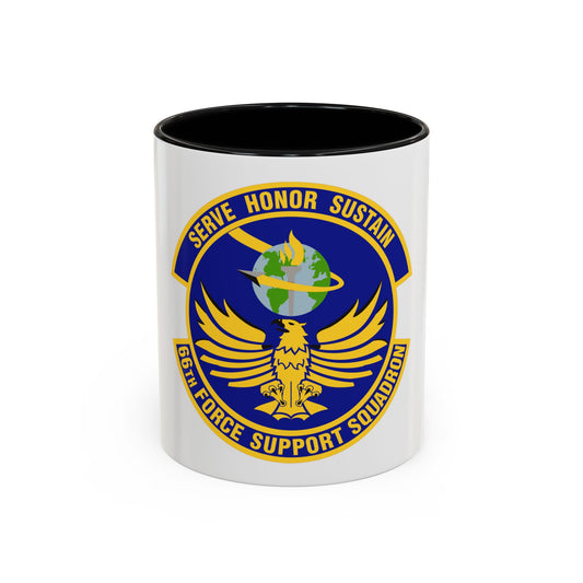 66th Force Support Squadron (U.S. Air Force) Accent Coffee Mug