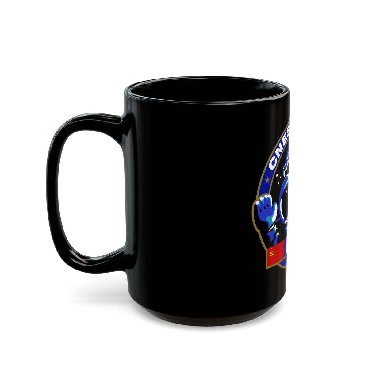 Soyuz TM-7 (Soyuz Programme) Black Coffee Mug