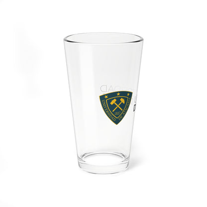 Universidad de Atacama logo 2016 (Chile) (Coat of Arms) Pint Glass 16oz