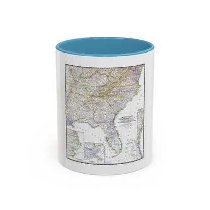USA - Southeastern (1947) (Map) Accent Coffee Mug