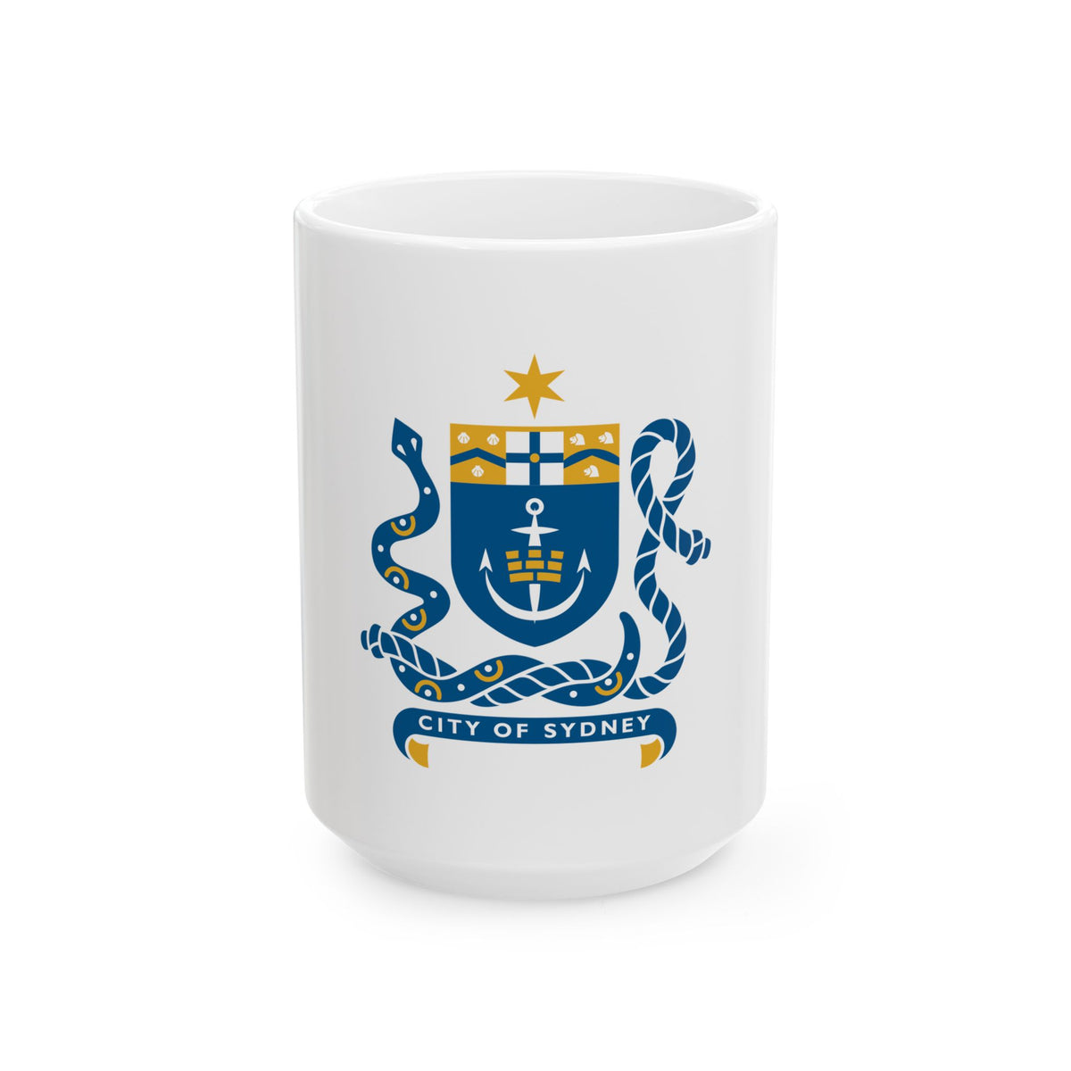 Coat of Arms Sydney Australia - White Coffee Mug