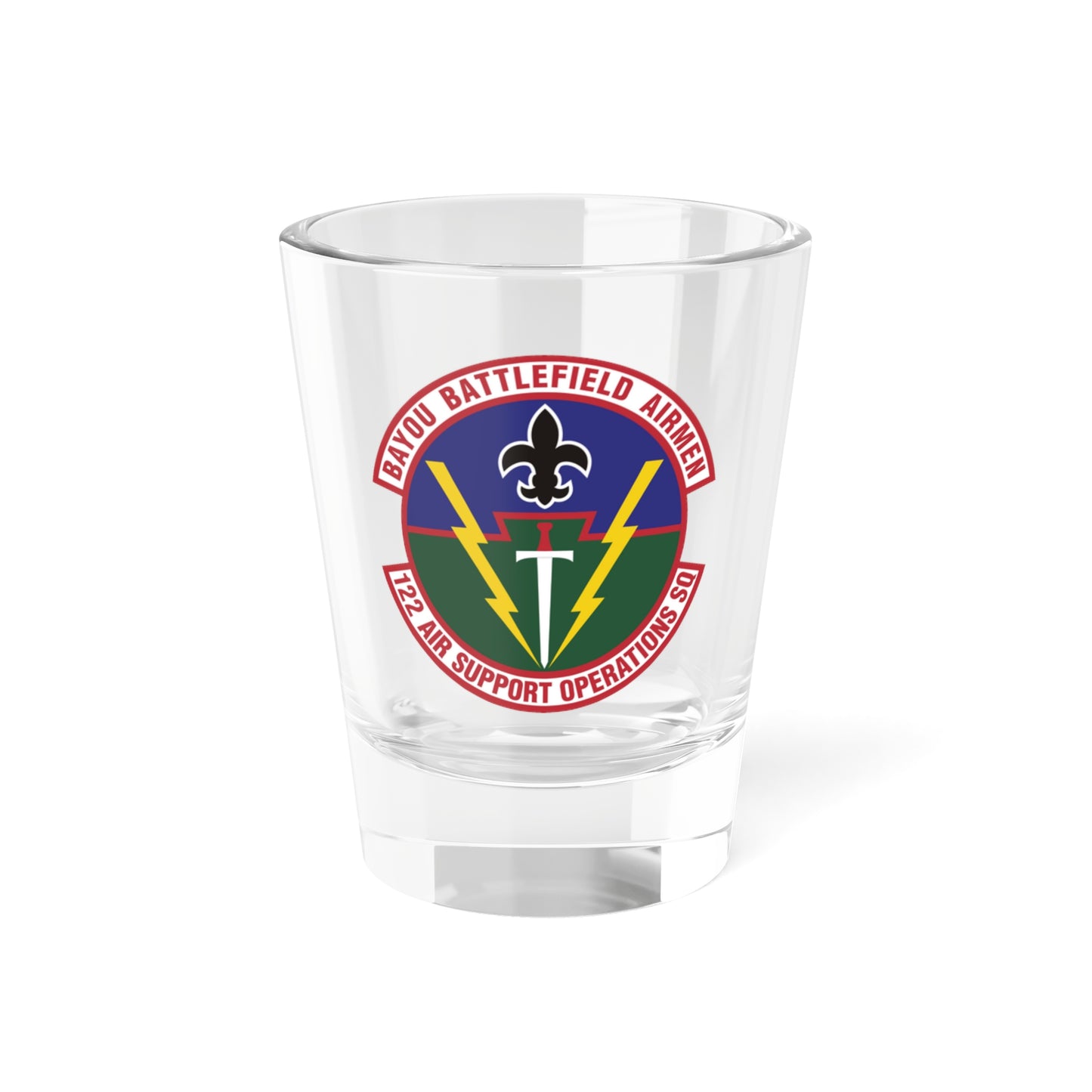 122d Air Support Operations Squadron (U.S. Air Force) Shot Glass 1.5oz