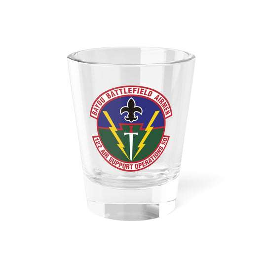 122d Air Support Operations Squadron (U.S. Air Force) Shot Glass 1.5oz