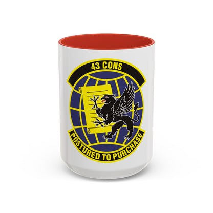 43d Contracting Squadron (U.S. Air Force) Accent Coffee Mug