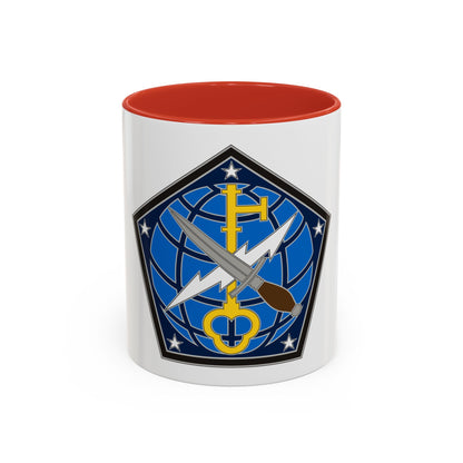 704 Military Intelligence Brigade (U.S. Army) Accent Coffee Mug