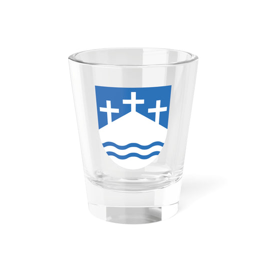 Kõrgessaare valla vapp (Estonia) (Coat of Arms) Shot Glass 1.5oz