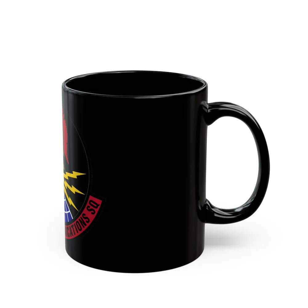 618 Air Communications Squadron AMC (U.S. Air Force) Black Coffee Mug-Go Mug Yourself