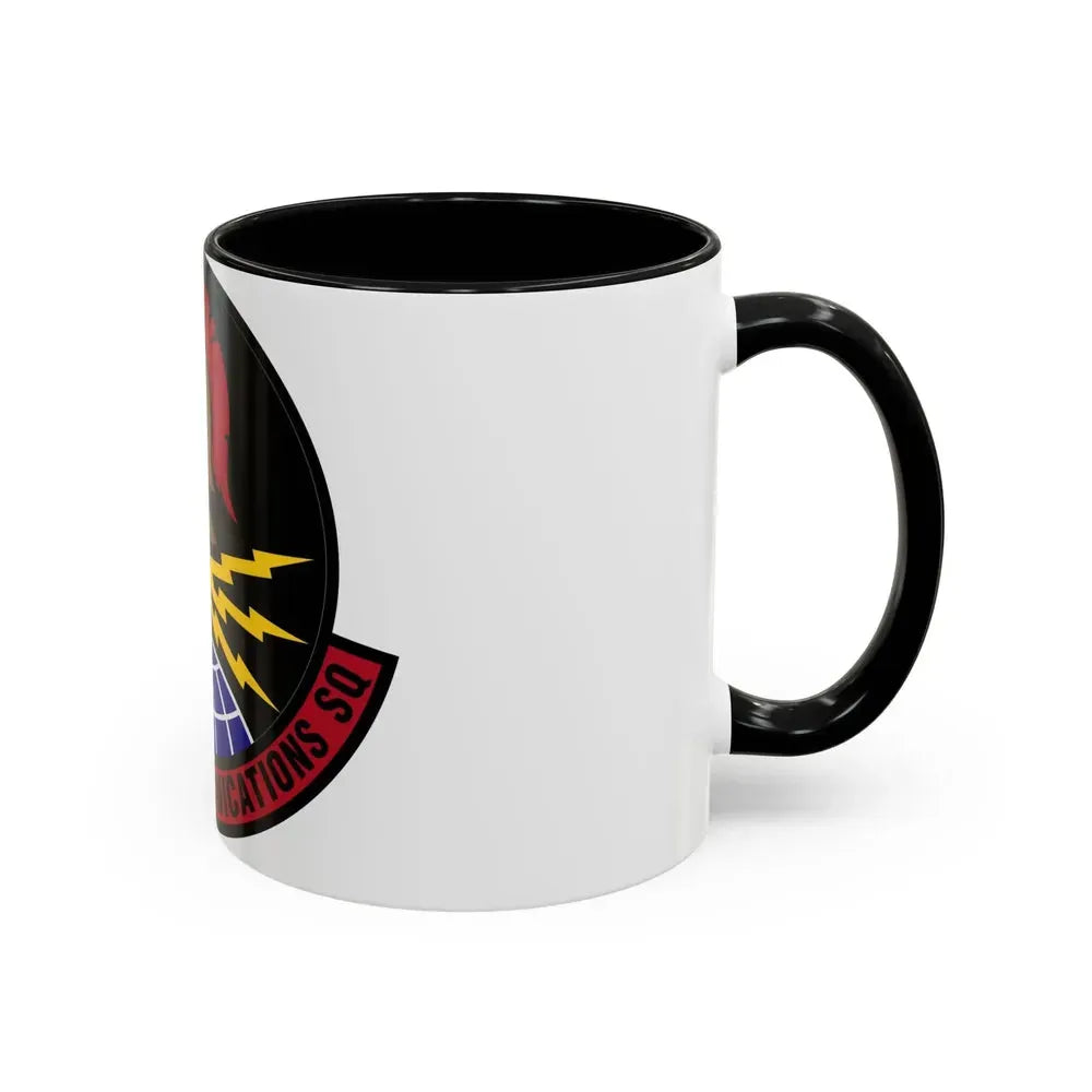 618 Air Communications Squadron AMC (U.S. Air Force) Accent Coffee Mug - Go Mug Yourself