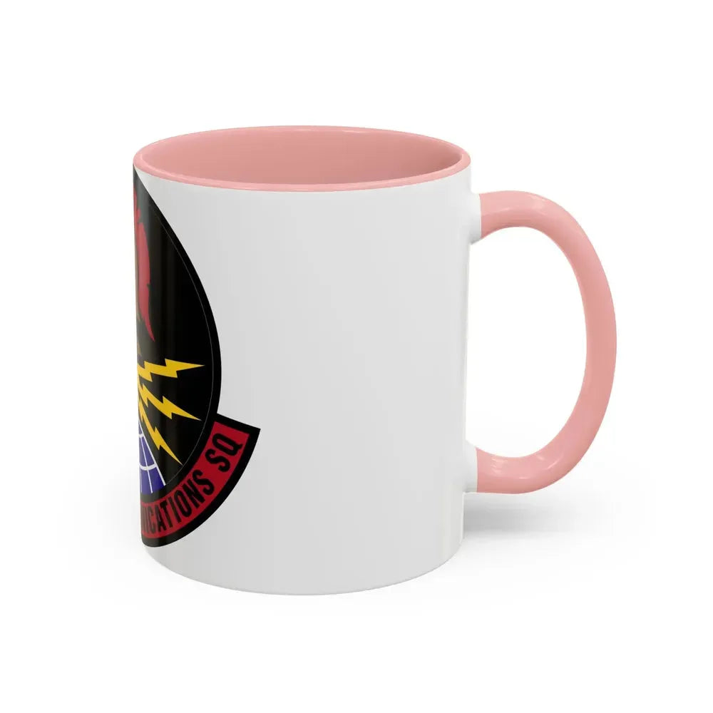 618 Air Communications Squadron AMC (U.S. Air Force) Accent Coffee Mug - Go Mug Yourself